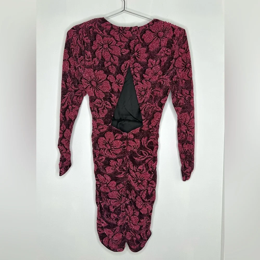For Love & Lemons Shailee Mini Dress – Mulberry – XXS - Picture 7 of 9